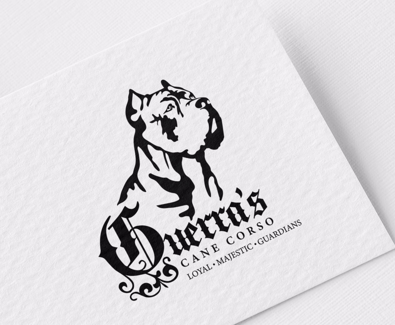 Cane Corso kennel logo