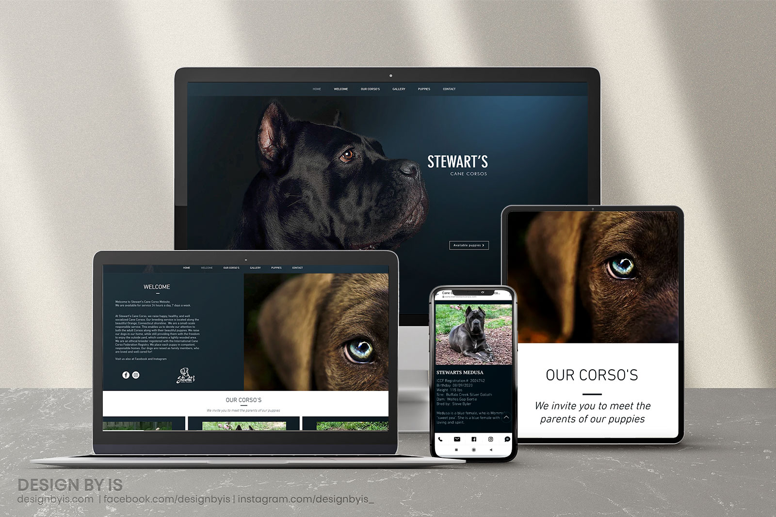 Breeder web design